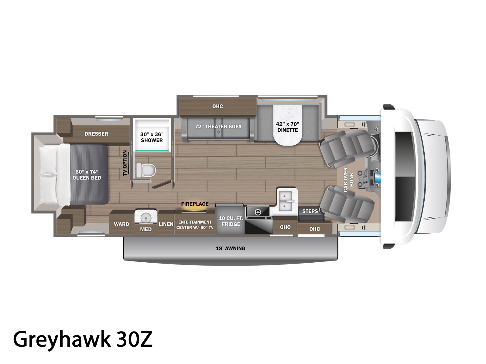 2025 Jayco Greyhawk 30Z Motorhome
