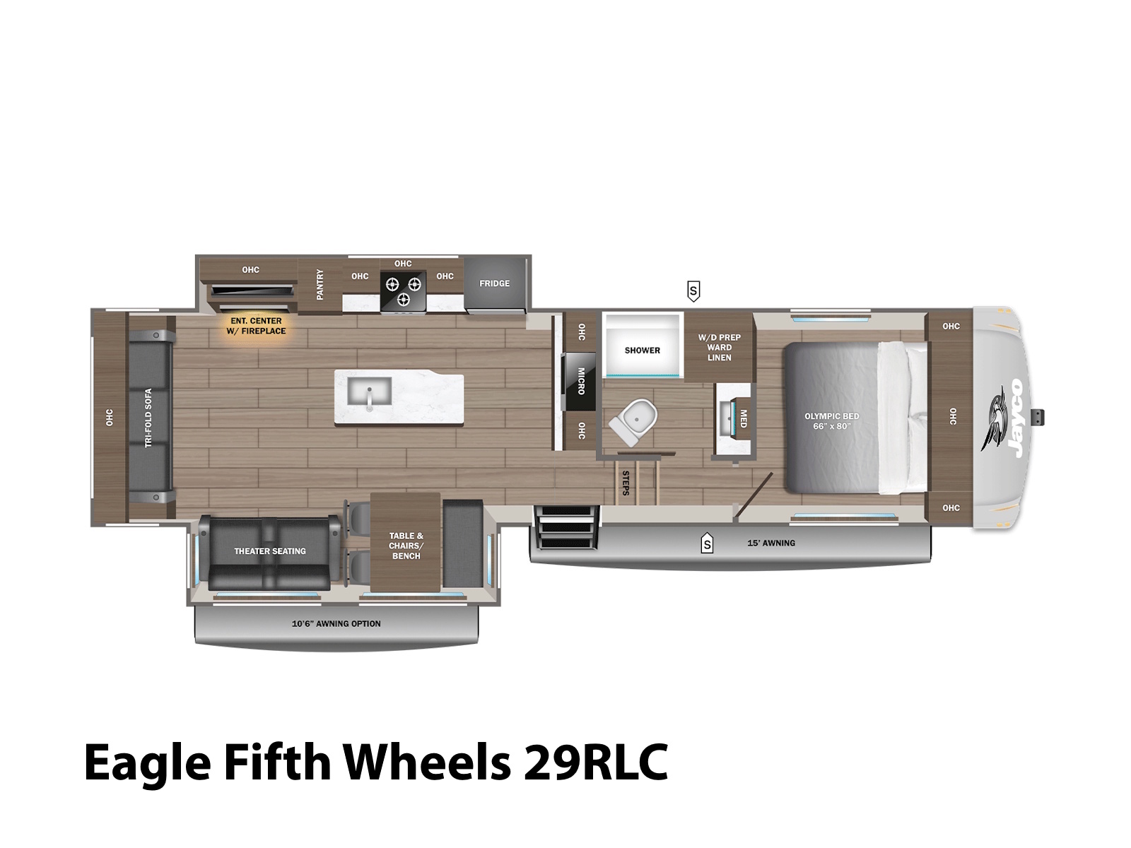 2027 Jayco Eagle Fifth Wheels 29RLC Fifth Wheel