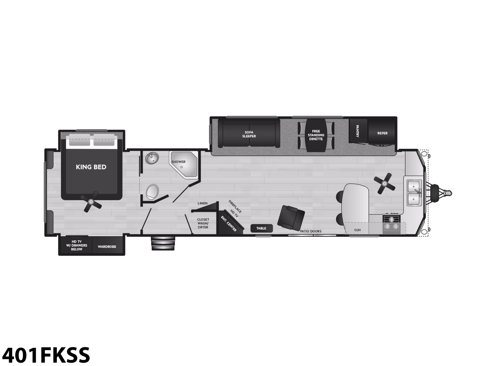 2024 Keystone RV Residence 401FKSS DESTINATION TRAILER
