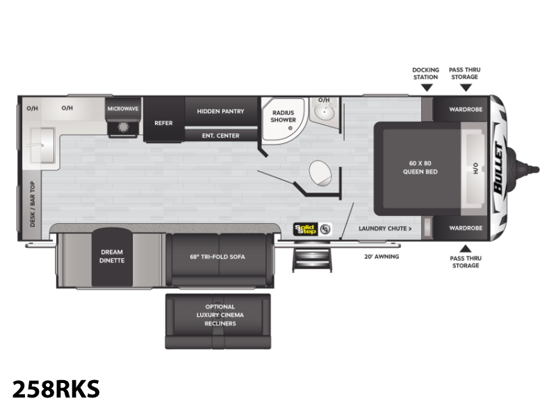 2021 Keystone RV Bullet 258RKS Travel Trailer