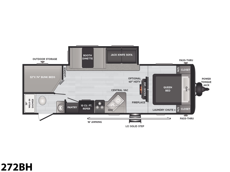2022 Keystone RV Hideout 272BH TRAVEL TRAILER