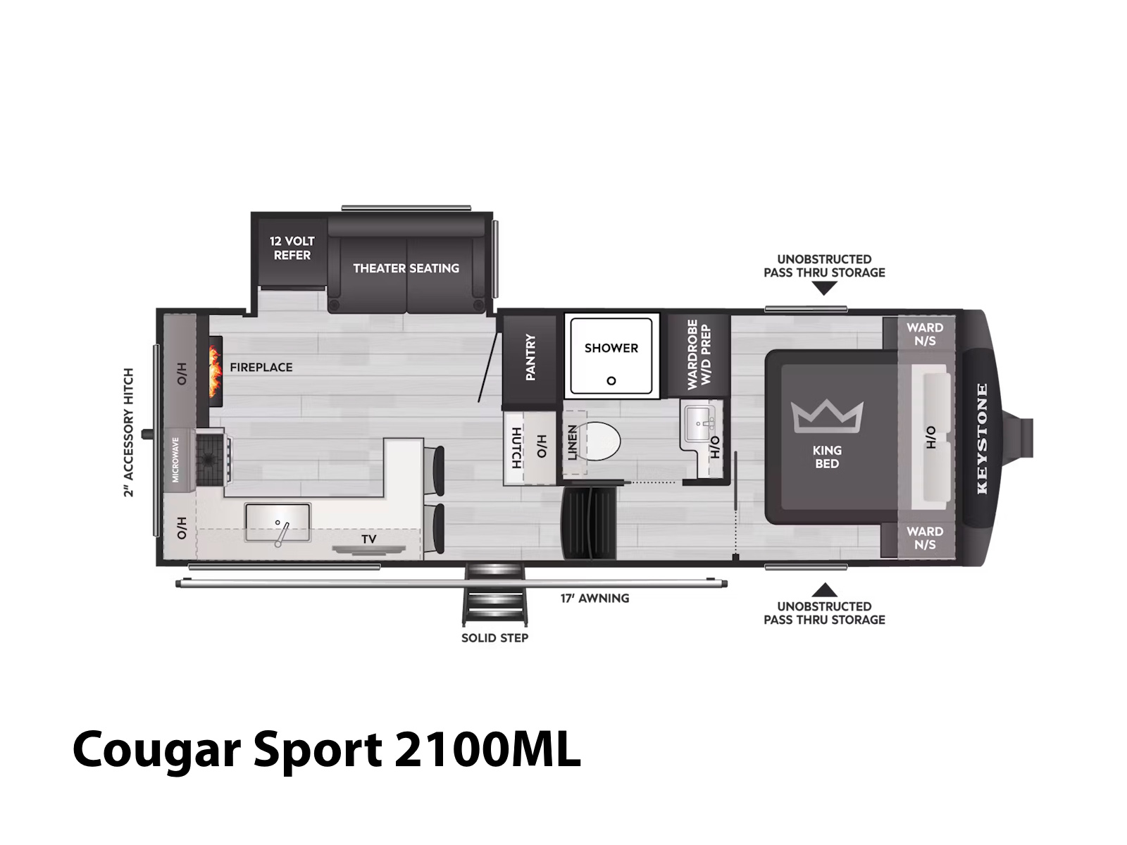 2027 Keystone RV Cougar Sport 2100ML FIFTH WHEEL