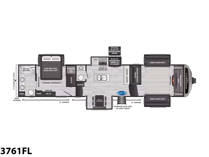 2023 Keystone RV Montana Fifth Wheel